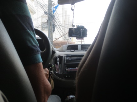 oh and the picture I attatched was of a taxi driver watching a movie while driving, so that cant be good haha good thing we avoid taxis if at all possible anyways because theyre expensive.